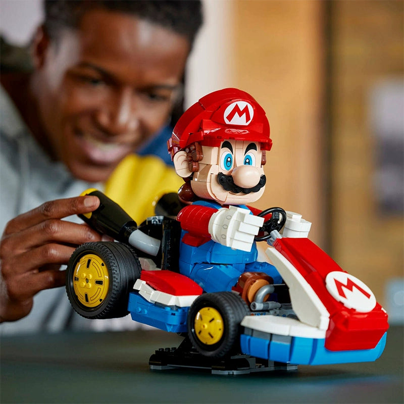 1972-Piece Mario Kart Building Set with Mario & Standard Kart - Fun DIY Toy for Kids, Collectors, and Nintendo Fans | Perfect for Birthday Gifts, Home Decoration, and Creative Playtime