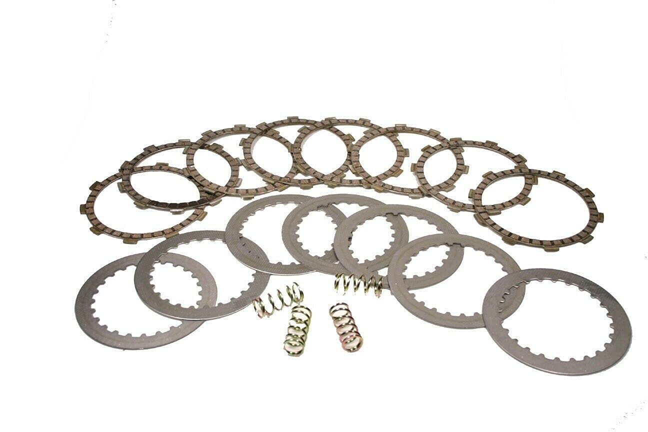 **KDX 200 1995-2006 Clutch Kit - Heavy Duty Friction Disc & Heat-Treated Springs - Durable Clutch Rebuild Kit for Motorcycle Repair - Off-Road & Trail Riding Performance**