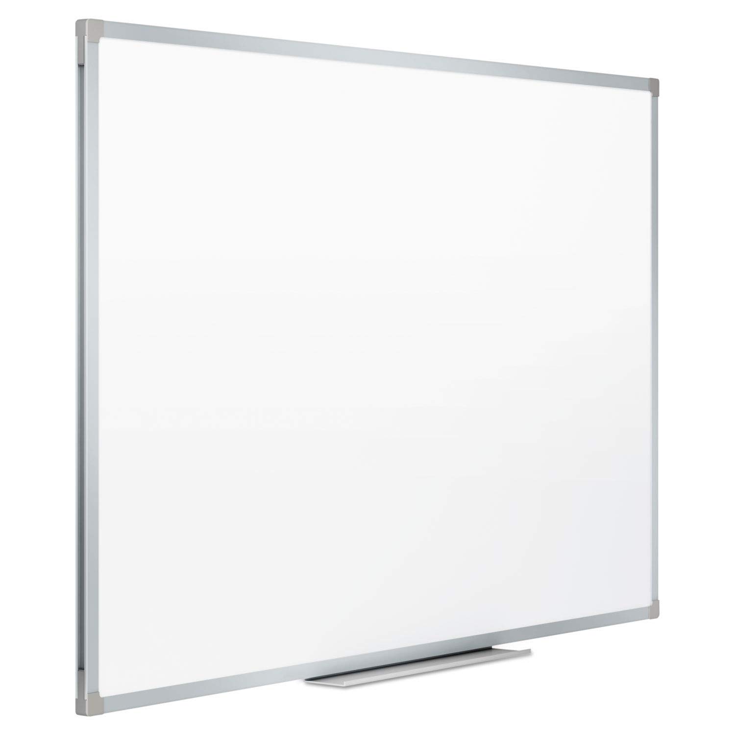Dry Erase White Board 72x48 Inches - Silver Aluminum Frame Melamine Surface for Office, Classroom & Home Use - Mead 85358