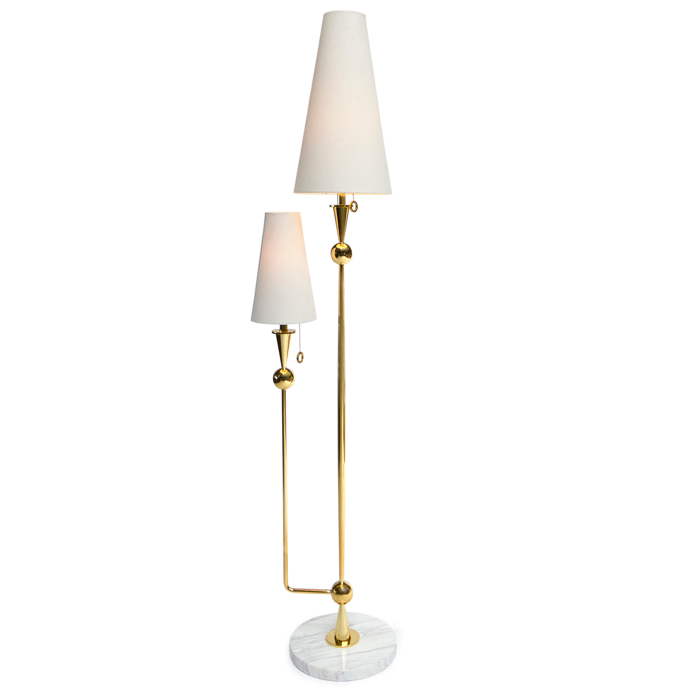 Modern Caracas Floor Lamp with Adjustable Height - Stylish LED Standing Light for Living Room, Bedroom & Office - Warm White & Cool White Light Options