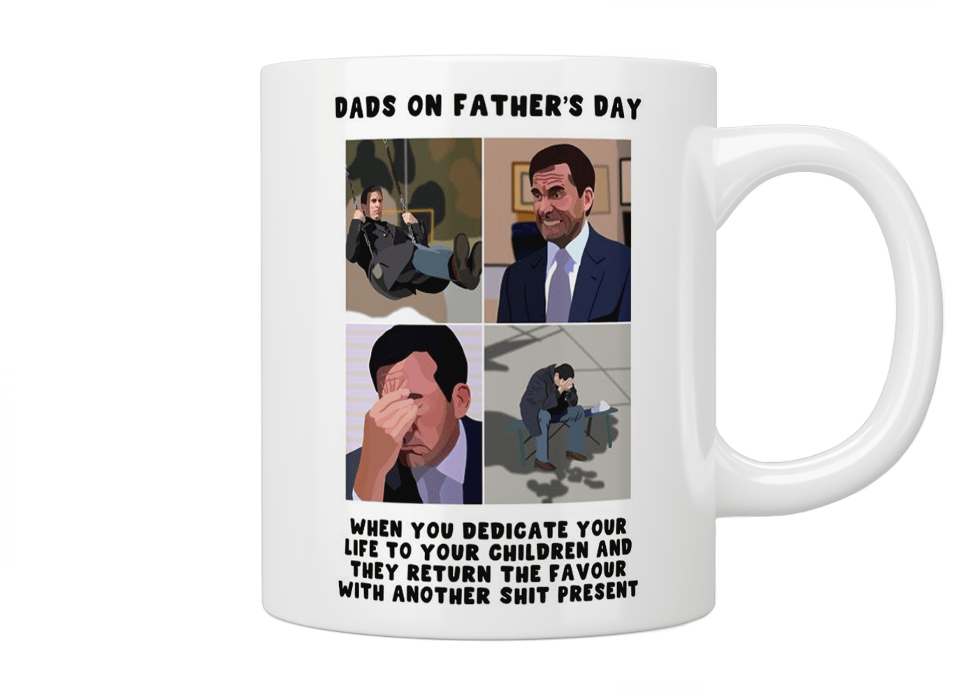 Funny The Office Coffee Mug - Perfect Gift for Dad on Father's Day - Great for Office Humor & TV Show Fans - Ideal for Coffee, Tea & Workplace Gifts