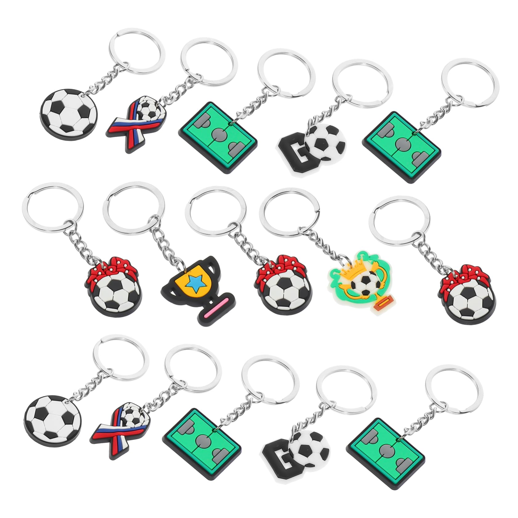 Milisten 35pcs Sports Ball Keychain Set - Soccer Key Rings, Sports Keychains for Fans, Team Souvenirs & Bag Pendants - Perfect for Gifts, Game Day Accessories, and Sports Enthusiast Collections