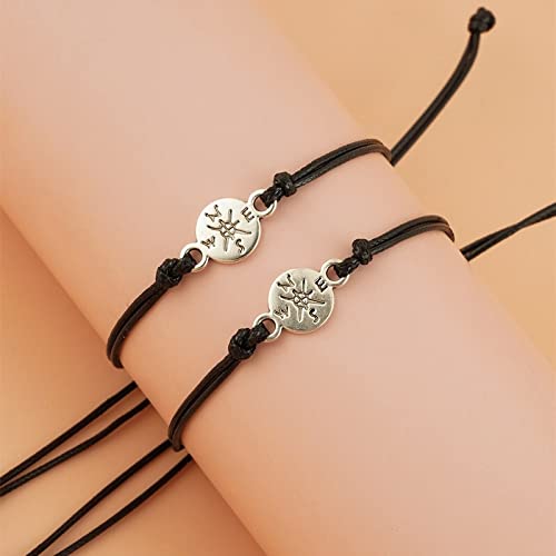2024 Graduation Compass Bracelet for Men & Women - Inspirational Gift for Graduates, Students & Travelers - Perfect for Commencement, Adventure & Daily Wear