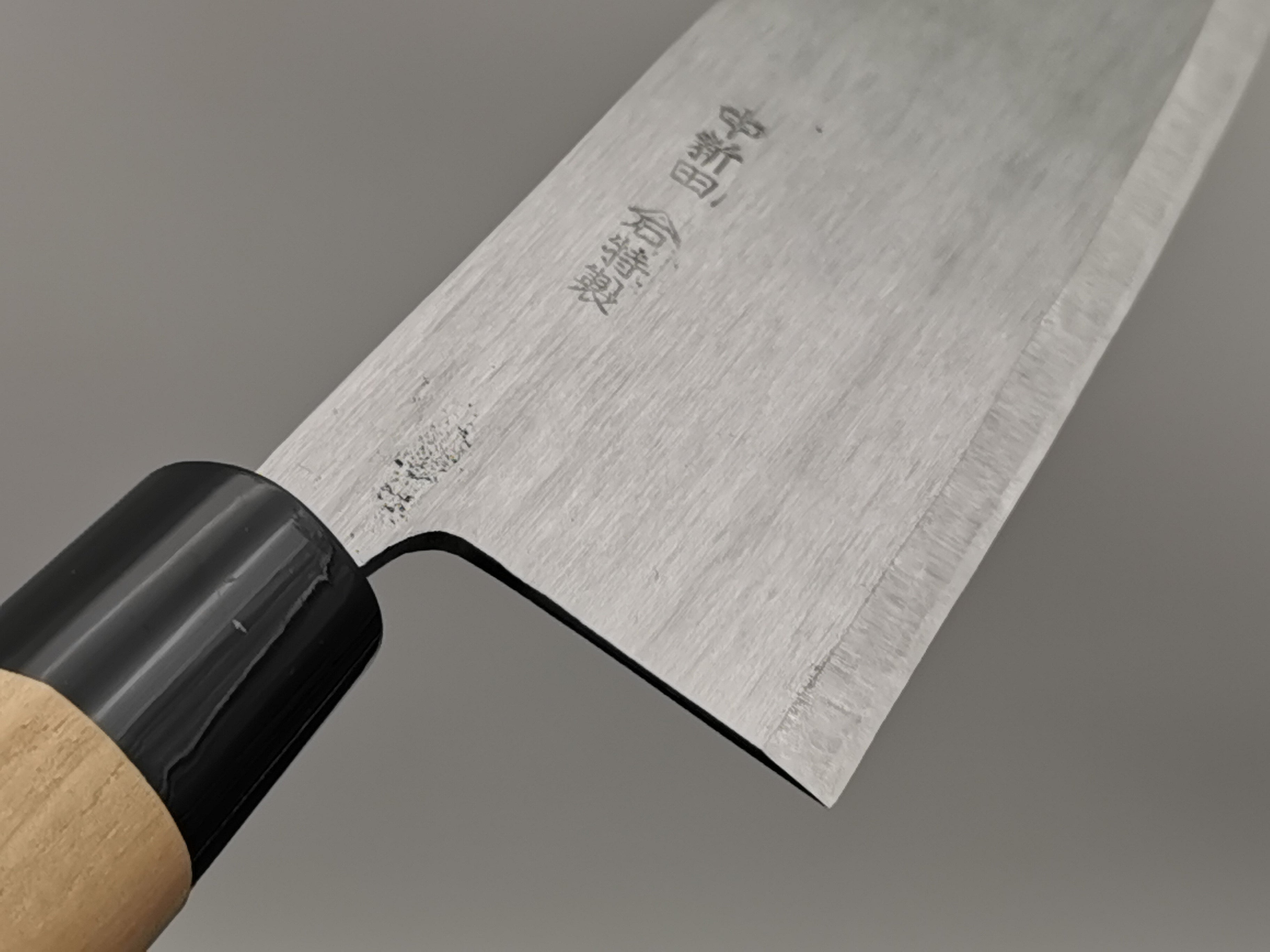Premium Japanese Nakiri Knife - Michio Ishikawa White #2 Steel Single Bevel Vegetable Cleaver - Perfect for Sushi Chefs & Home Cooking Enthusiasts