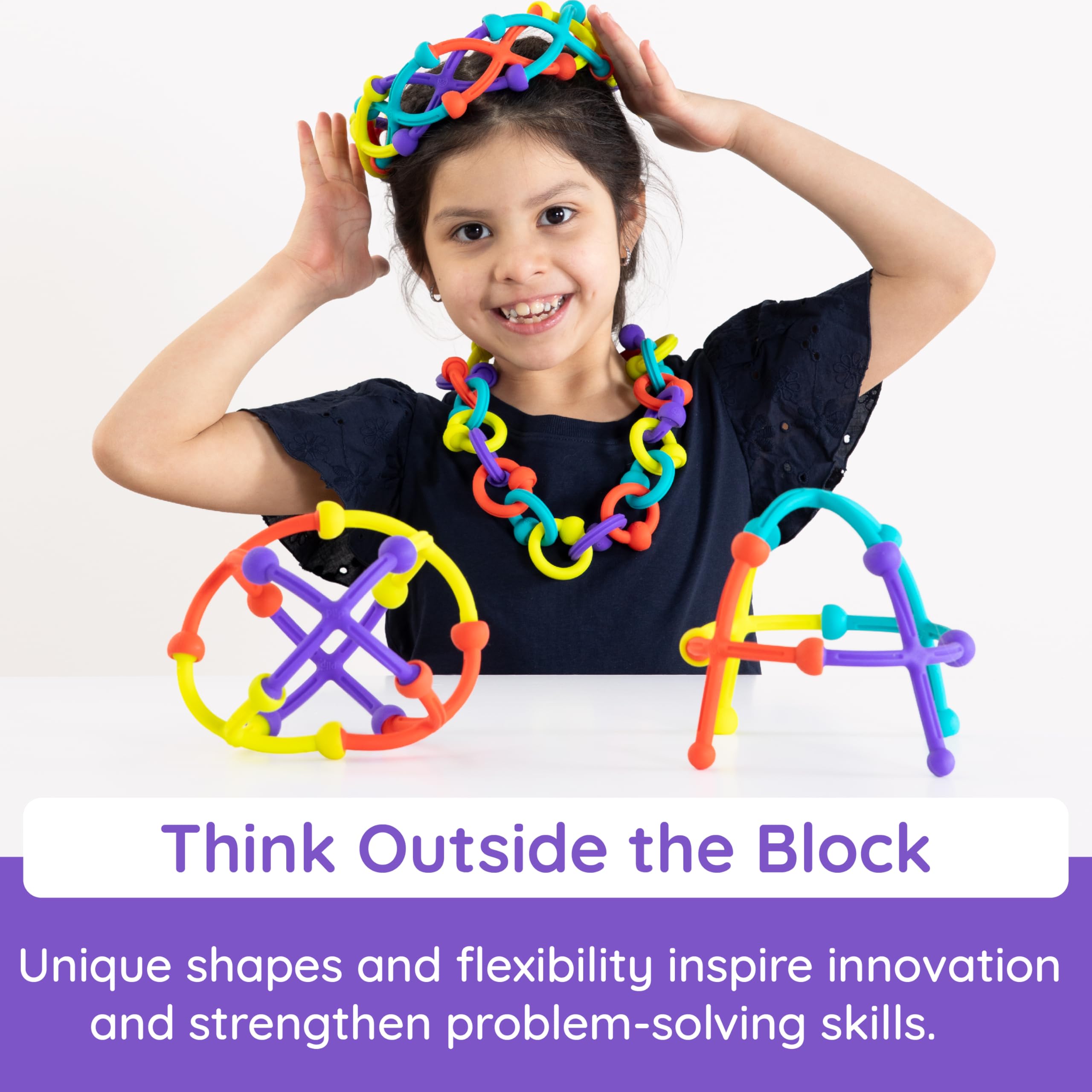 Fat Brain Toys Plip Kit - STEM Building Toys for Kids Ages 5-12 | Creative Construction Play Set for Boys & Girls | Perfect for Classroom, Birthday Gifts & Indoor Activities