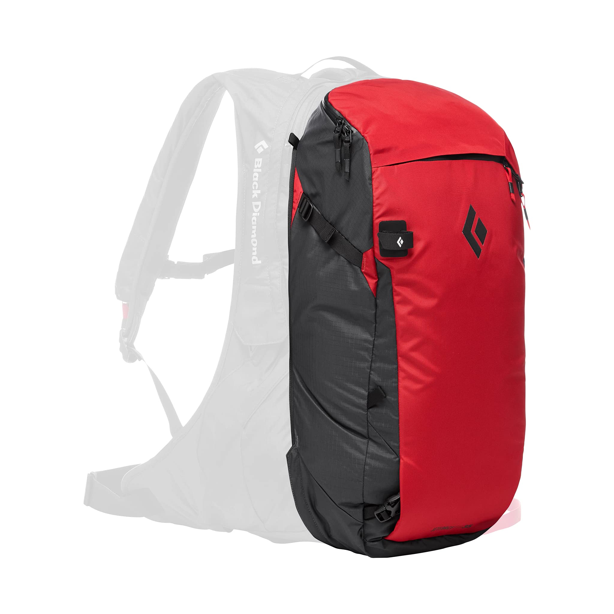 Black Diamond BD681334RED Jetforce Pro Booster 35 Pack - Ultralight Avalanche Airbag Backpack for Skiing & Snowboarding - Emergency Safety Gear for Backcountry Adventures