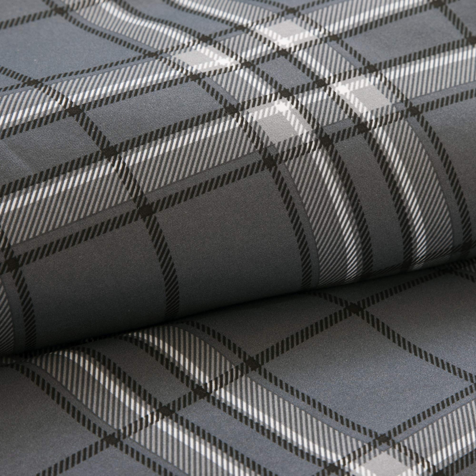 Intelligent Design Daryl 4-Piece Plaid Print All-Season Comforter Set - Twin/Twin XL, Ultra Soft Microfiber Bedding for Teens & Kids, Grey - Perfect for Dorm Rooms, Guest Beds & Cozy Bedroom Decor