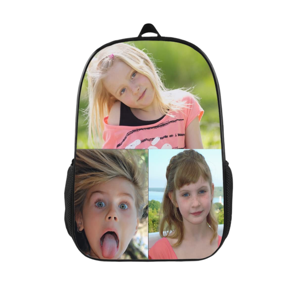 Custom Photo Backpack - Personalized Travel Backpack with Picture Printing for Men & Women - Perfect for Hiking, School, Commuting & Gifts