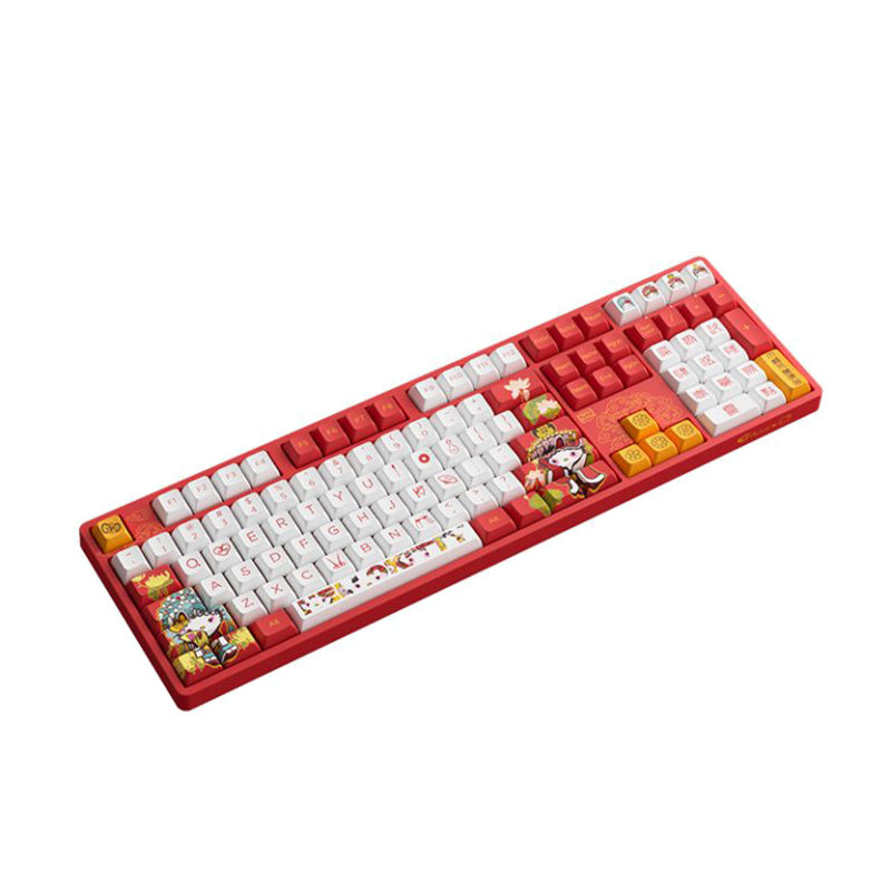 Akko 5108S(A) Hello Kitty Peking Opera Wired RGB Mechanical Keyboard with CS Sakura Switch - Perfect for Gaming, Typing & Anime Themed Setup