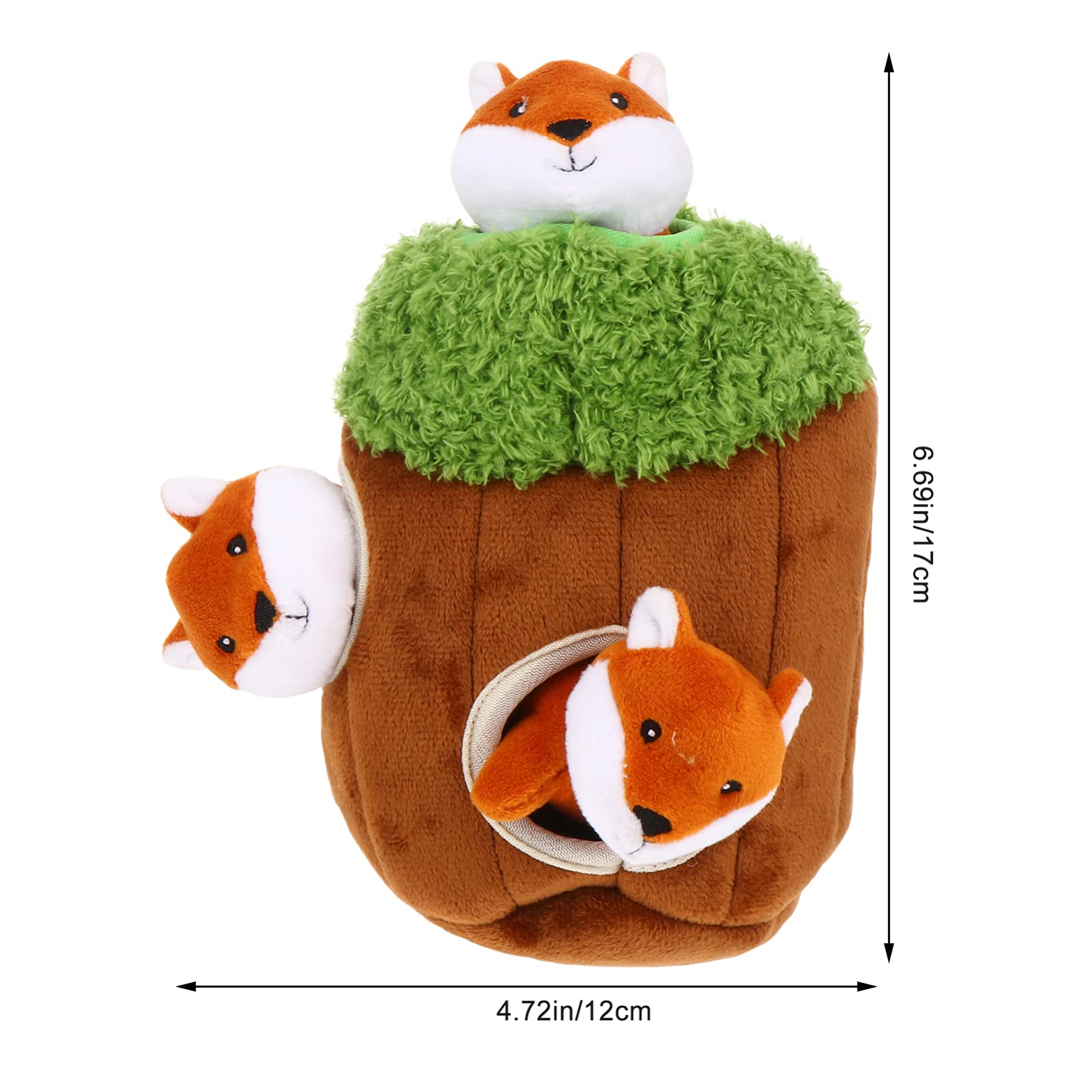 4pcs Plush Cartoon Dog Toys - Chew-Resistant Pet Accessories for Small & Large Dogs - Perfect for Indoor Play, Training & Teething Relief