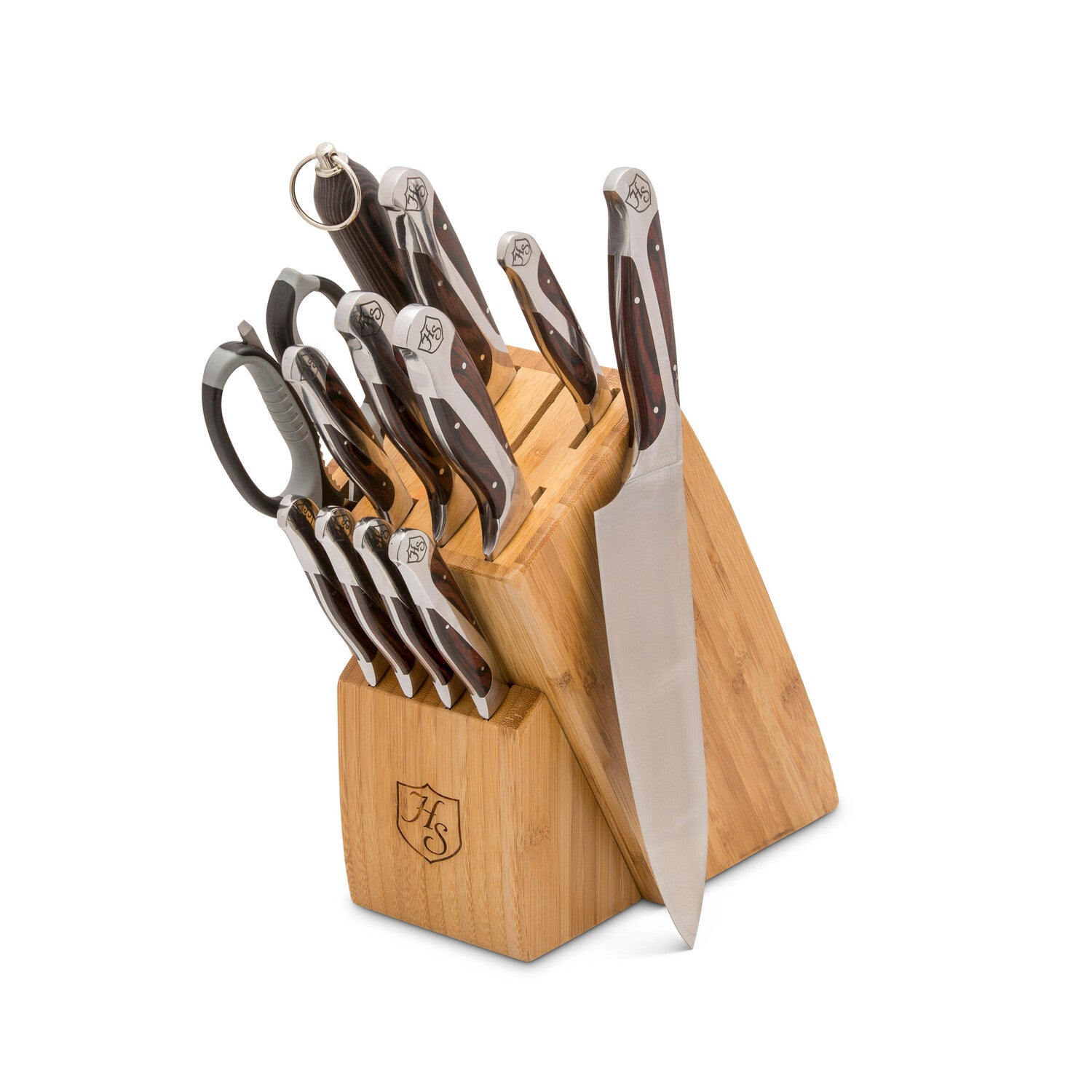 Hammer Stahl 12-Piece Stainless Steel Knife Set - Premium Kitchen Cutlery Essentials for Cooking, Slicing & Dicing - Perfect for Home Chefs & Professional Kitchens