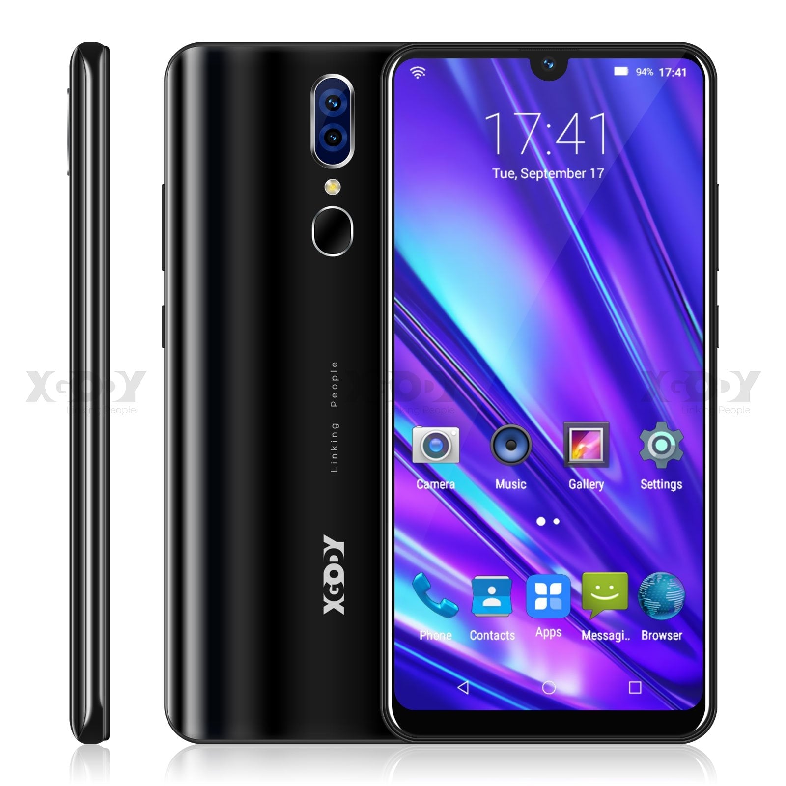 XGODY 9T Pro Unlocked Smartphone - Dual SIM 3G Android Phone with Large Screen | Perfect for Travel, Business & International Use