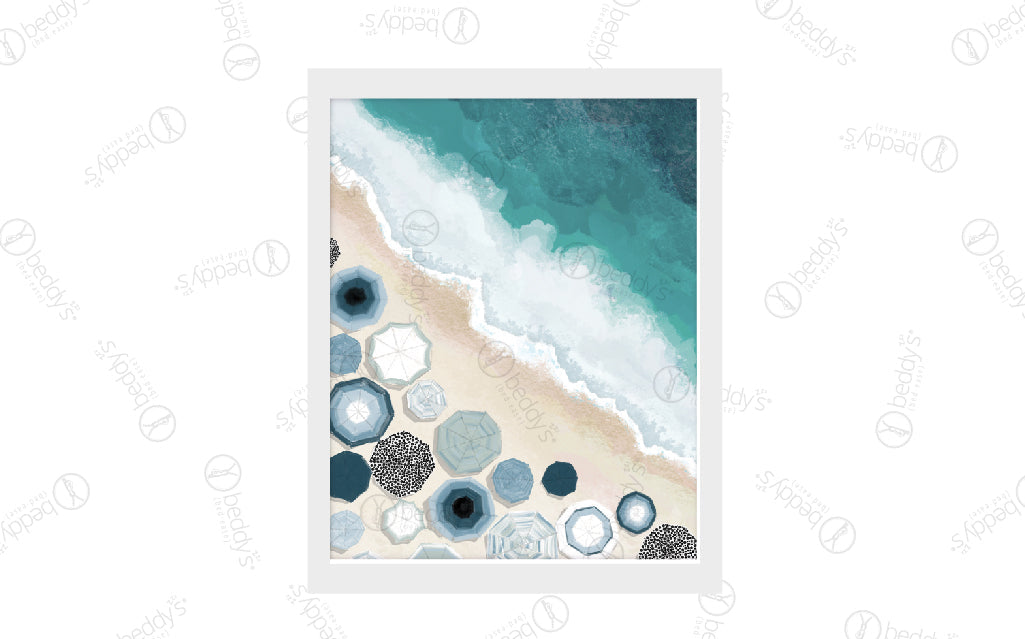 Chic Beach Artwork Digital Download - Tropical Wall Decor for Home, Office & Vacation Rentals - Perfect for Coastal & Boho Style Interiors