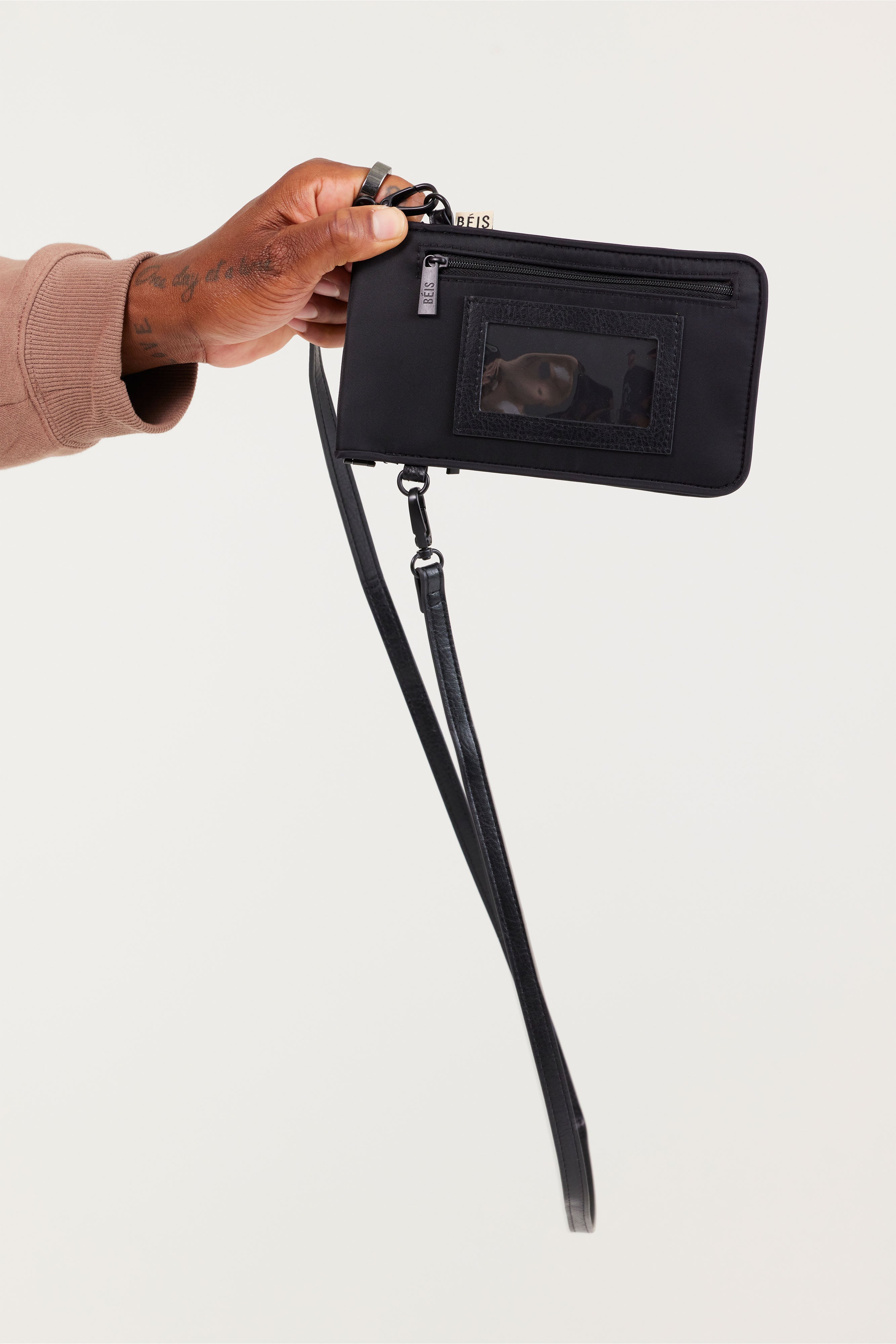 Stylish Black ID Crossbody Bag for Women - Perfect for Travel, Shopping & Everyday Use