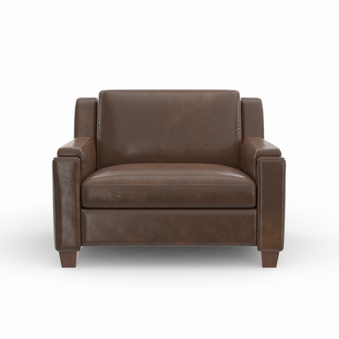 Malmo Armchair with Twin Sleeper - Convertible Sofa Bed for Small Spaces | Perfect for Guest Rooms, Apartments & Home Offices