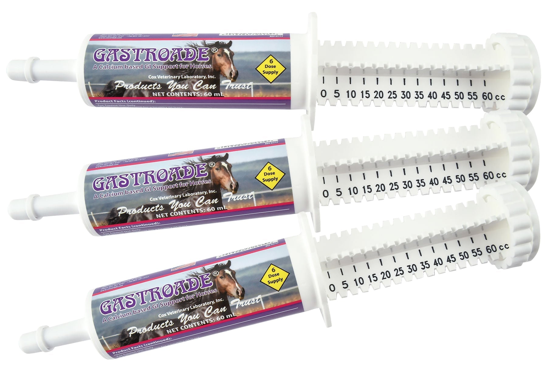3 Pack Gastroade 60ml - Fast-Acting Stomach Relief for Heartburn & Indigestion - Perfect for Travel, Work & Home Use