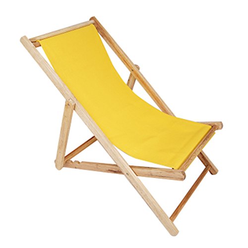 **Premium Adjustable Solid Wood Folding Beach Chair - 4-Position Recliner with Oxford Canvas & Pillow - Portable Outdoor Lounge Chair for Beach, Camping, Picnics, and Backyard Relaxation**