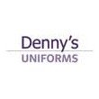 Denny's Unisex Work Apron with Money Pocket - Adjustable One Size Fits All - Black - Perfect for Waiters, Chefs, Bartenders & Retail Workers