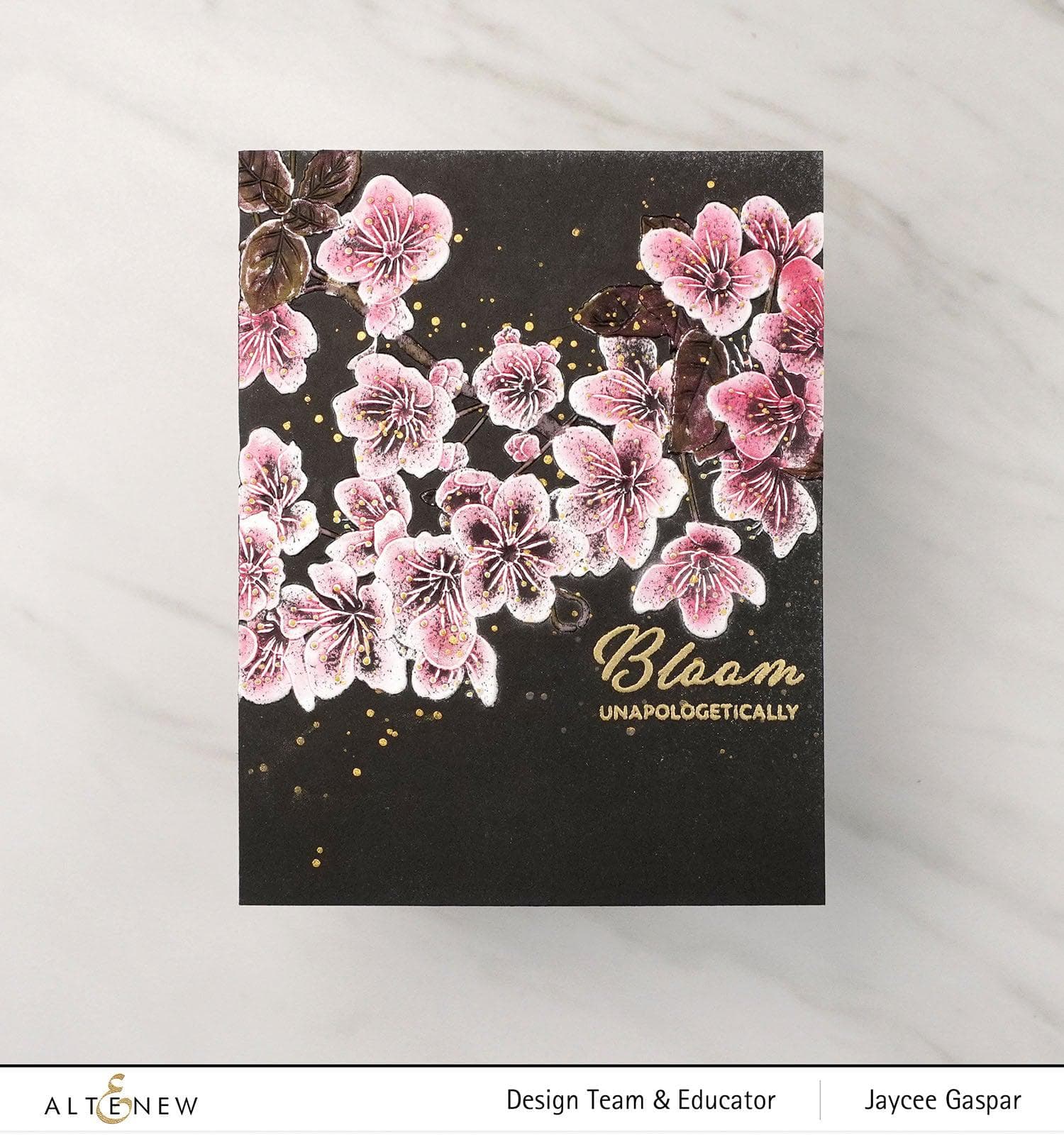 Cherry Plum Blossom 3D Embossing Folder for Card Making - Floral DIY Scrapbooking & Paper Crafting Supplies - Perfect for Greeting Cards, Invitations, and Wedding Decorations