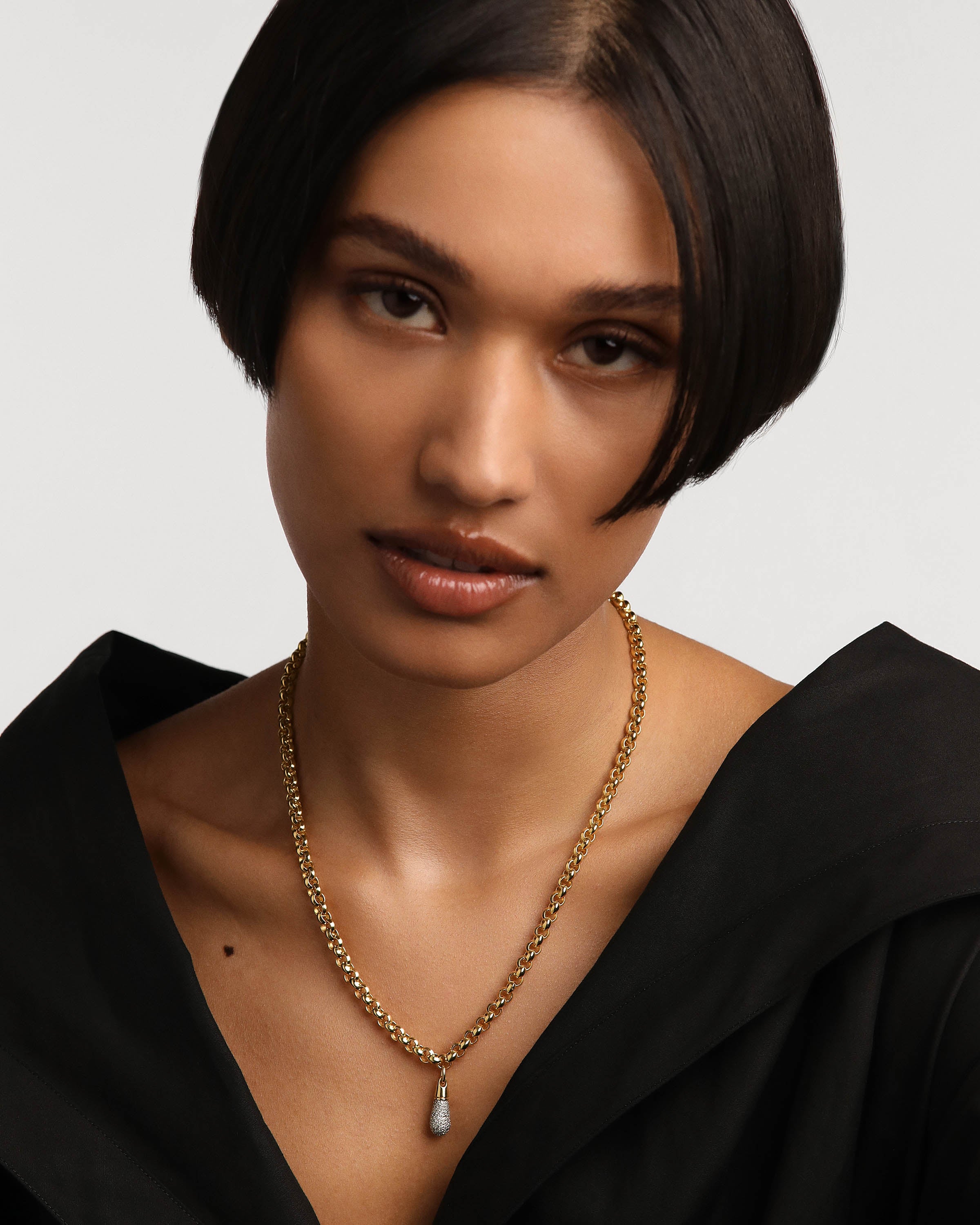 Stylish Jazz Chain Necklace for Women - Elegant Gold/Silver Layered Necklace Jewelry Gift for Music Lovers | Perfect for Concerts, Date Nights & Special Occasions