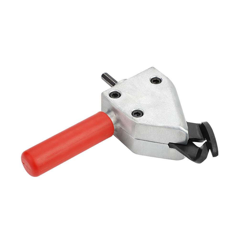 Electric Scissors - Cordless Steel Sheet Metal Cutter with Hex Handle for Drill, Stainless Steel Hand Tool for Cutting Barbed Wire, Tin & DIY Projects | Perfect for Metalworking, Construction & Home Improvement