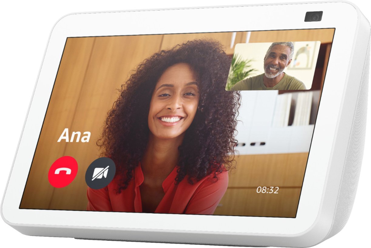 Echo Show 8 (2nd Gen, 2021) - HD Smart Display with Alexa & 13MP Camera | Smart Home Control, Video Calls, Music Streaming & Kitchen Assistant
