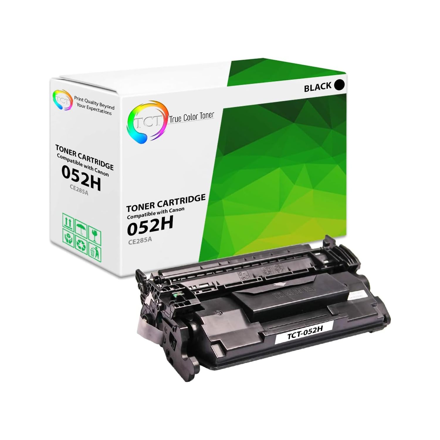 TCT Compatible Toner Cartridge Replacement for Canon 052H Black High Yield (9,200 Pages) - Works with Canon ImageClass MF426dw, MF424dw, LBP214dw Printers | Ideal for Office & Home Printing, High Volume Documents, Reports & Business Use