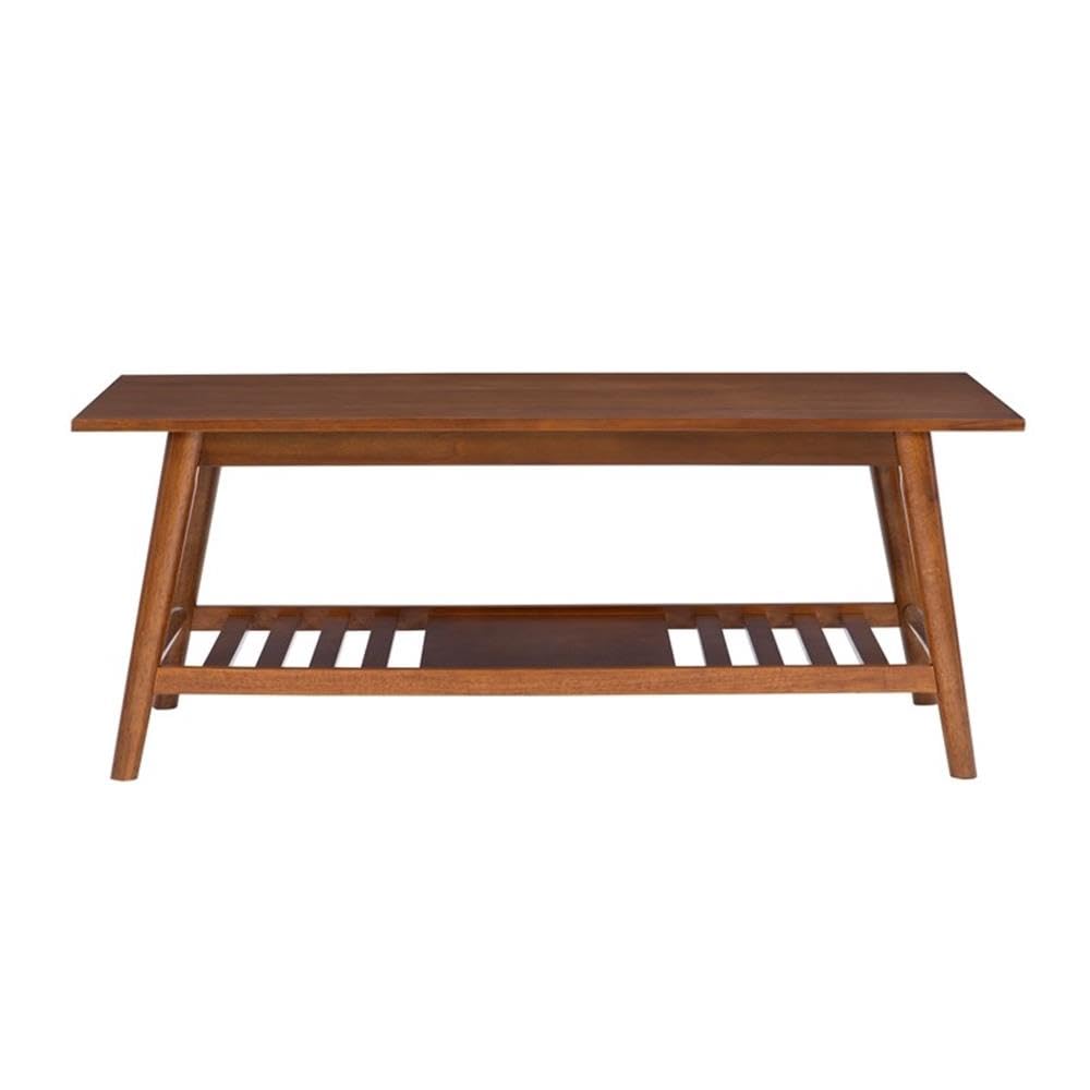 Brown Linon Samantha Wood Coffee Table - Stylish & Durable Living Room Furniture for Home Decor