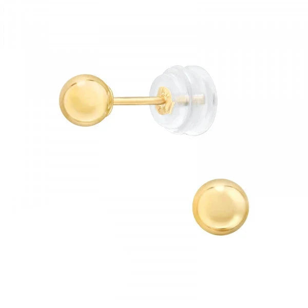 14K Solid Gold Ear Studs for Women - Hypoallergenic & Tarnish-Free - Perfect for Everyday Wear, Gifts & Special Occasions