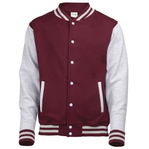 Burgundy / Heather Gray