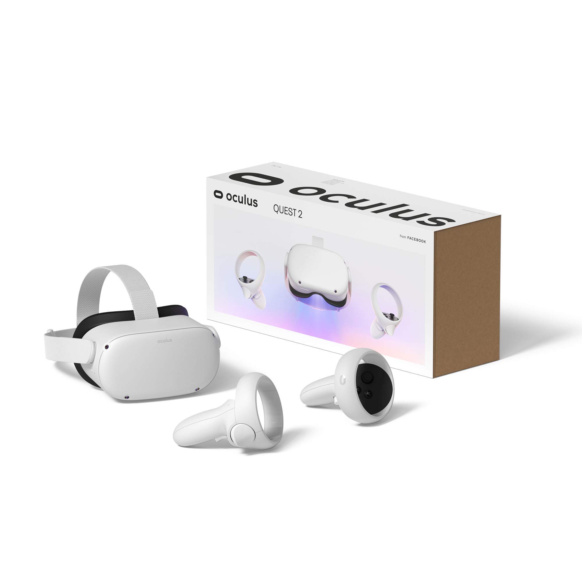 Oculus Quest 2 VR Headset 256GB - Advanced All-in-One Virtual Reality System with Touch Controllers (Renewed) - Perfect for Gaming, Fitness & Social VR Experiences
