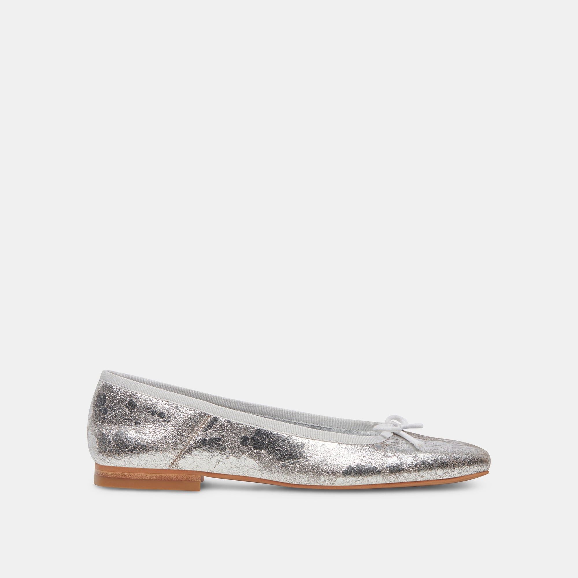 SILVER DISTRESSED LEATHER