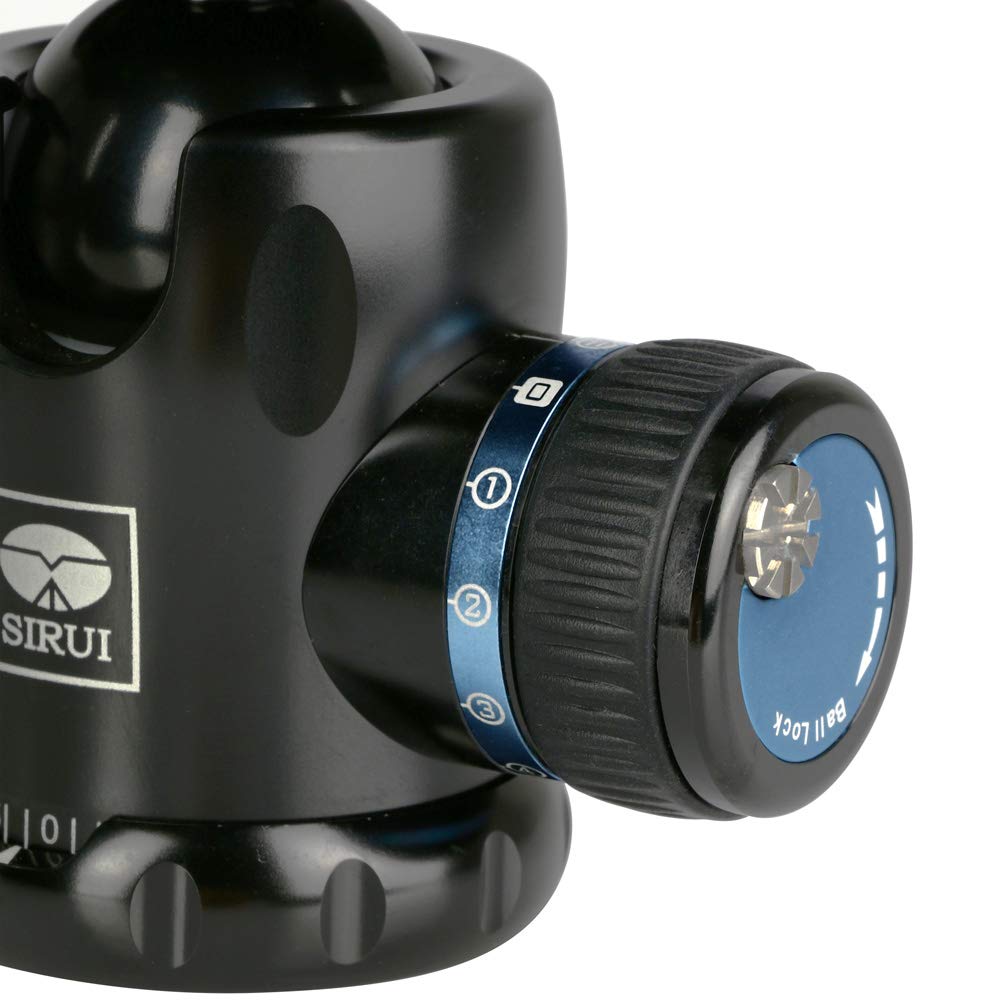 SIRUI AM-1004K Lightweight Aluminum Tripod with Ball Head & Carry Case - Convertible to Monopod for Photography, Videography & Travel
