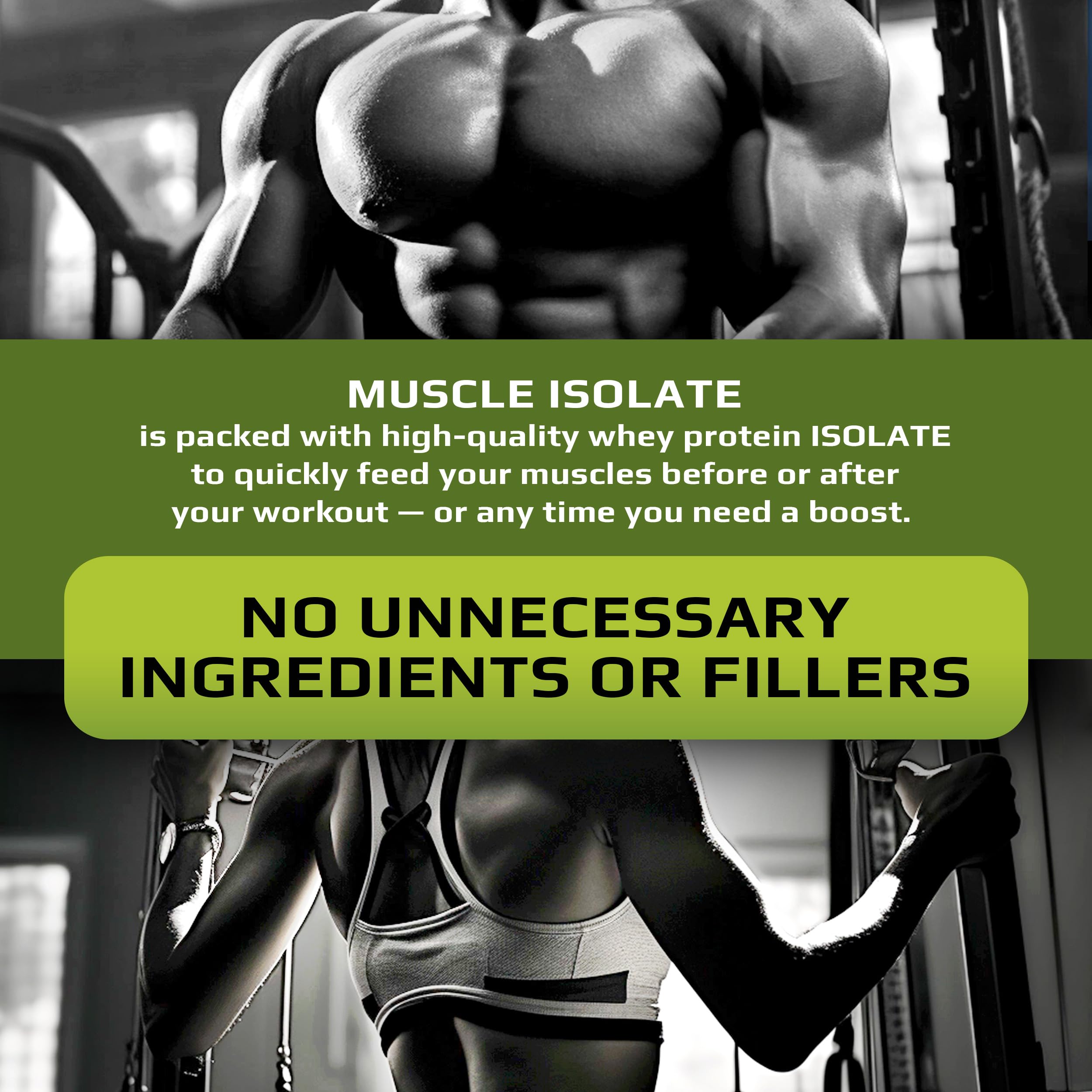 MFL 100% Whey Protein Isolate Powder - 30g Protein, 12g Amino Acids, Keto & Low Carb Friendly - 5 lbs (Banana Cream Flavor) for Post-Workout Recovery & Muscle Growth