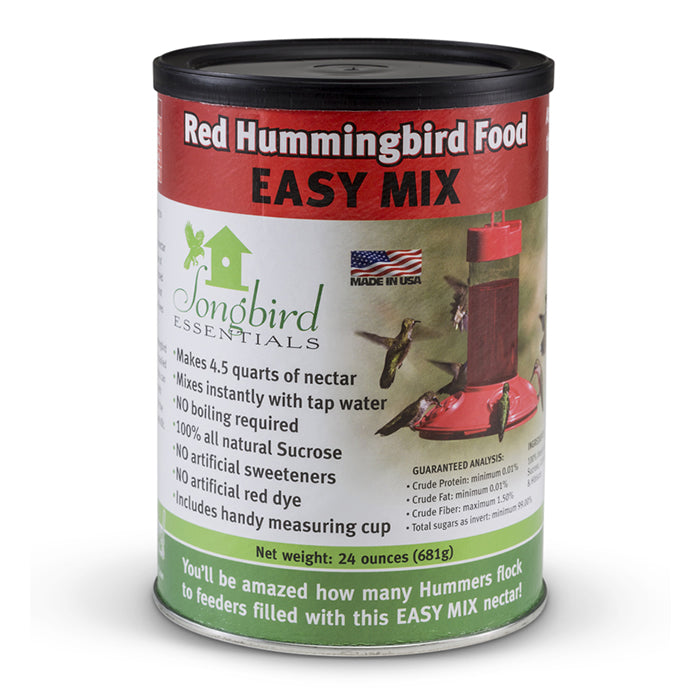 Organic Red Hummingbird Nectar - Natural Sugar Water for Hummingbird Feeders - Attract Beautiful Birds to Your Garden & Backyard | Perfect for Outdoor Bird Watching & Wildlife Photography