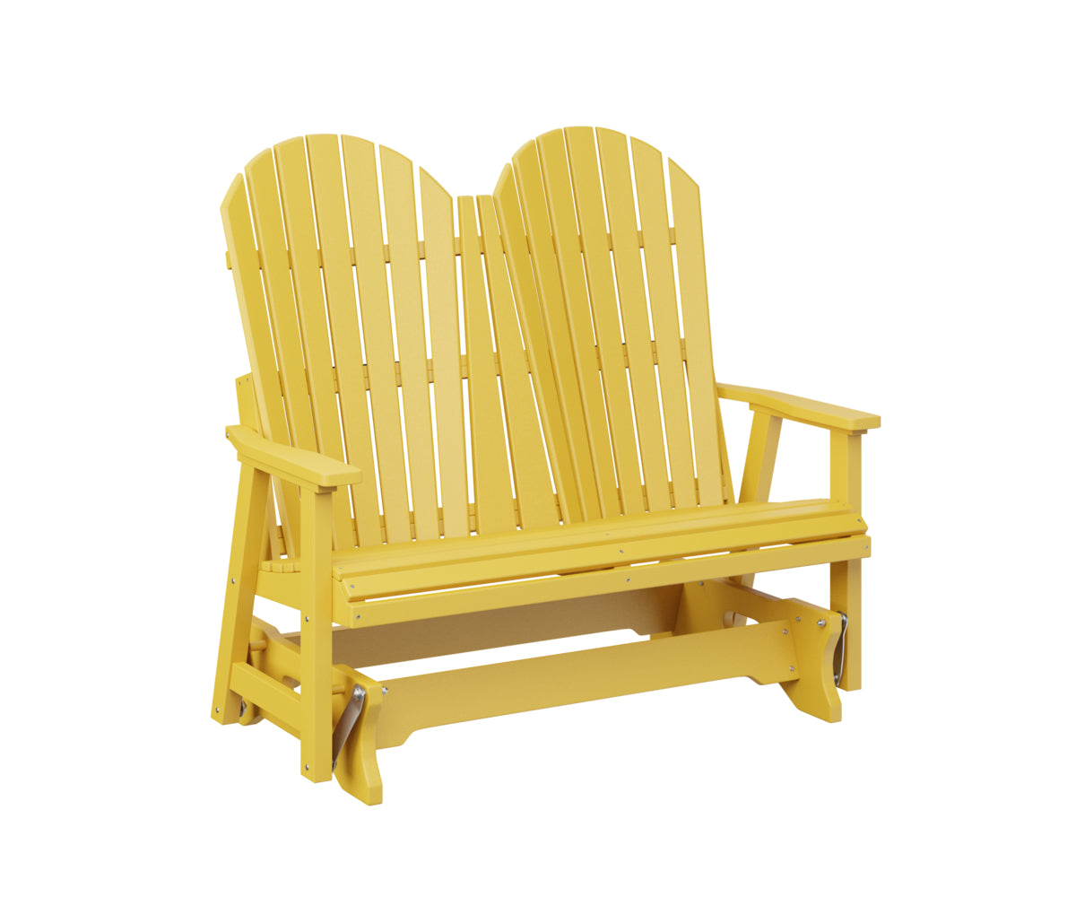 Berlin Gardens Comfo Back Double Glider - Outdoor Patio Swing Bench with Weather-Resistant Cushions - Perfect for Porch, Garden, and Backyard Relaxation