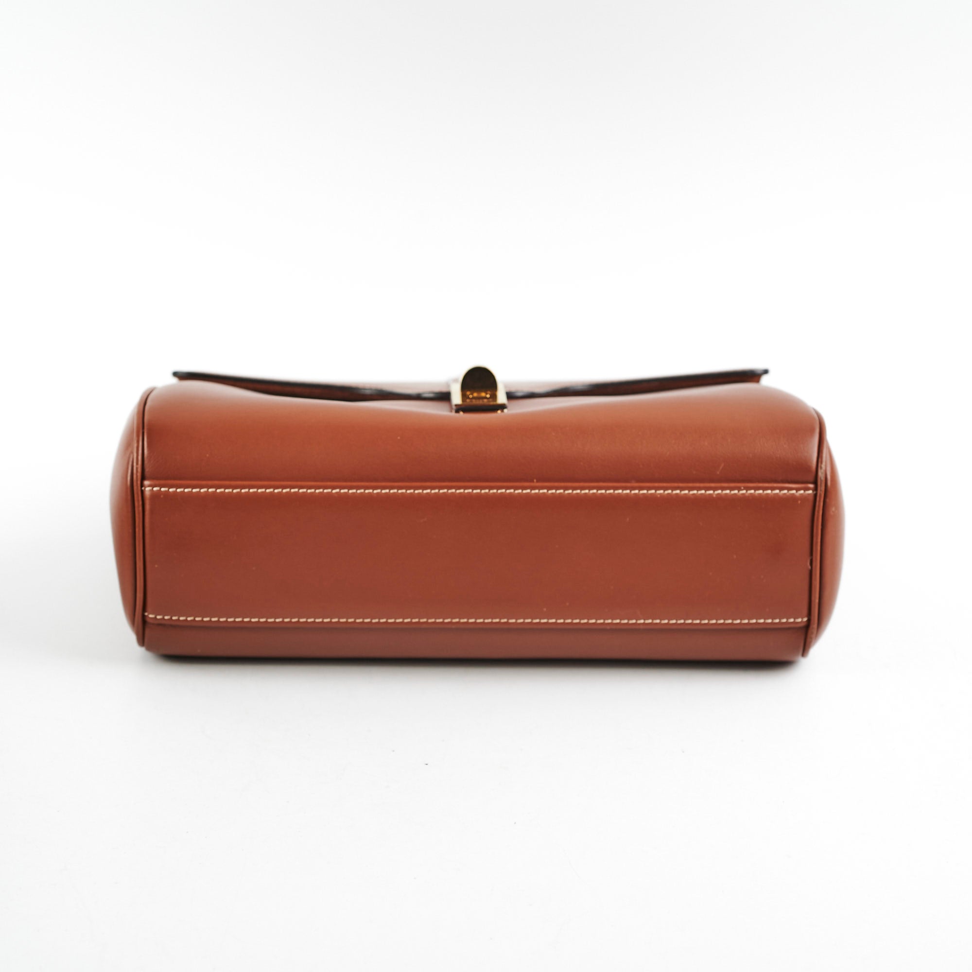 Celine Teen Soft 16 Leather Handbag in Supple Grained Calfskin Tan - Perfect for Work, Travel & Everyday Use