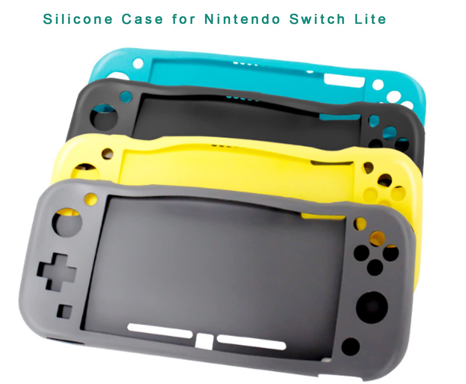 Premium Shockproof Protective Case Cover for Nintendo Switch Lite - Slim Fit, Anti-Scratch & Durable (Yellow) | Perfect for Travel, Gaming On-The-Go & Everyday Protection