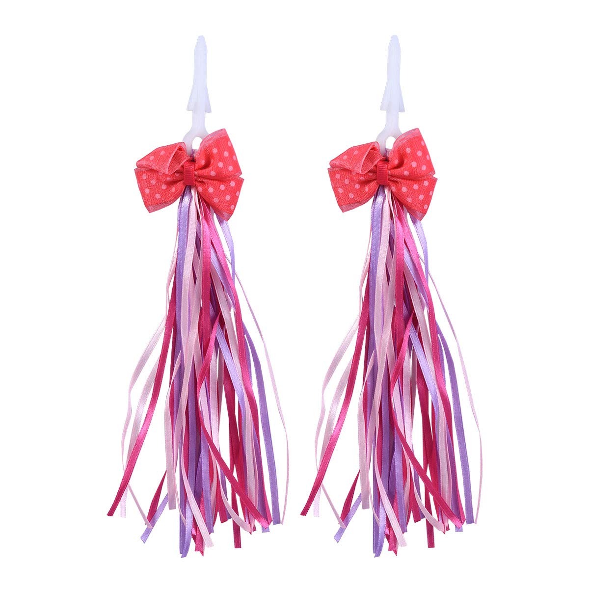 **Abaodam Pair of Colorful Kids Bike Streamers - Handlebar Tassels for Children's Bicycles & Scooters (Type B) - Fun Ride Accessories for Boys and Girls**    *(Use Case: Perfect for birthday gifts, outdoor play, bike parades, and adding a playful touch to kids' rides!)*