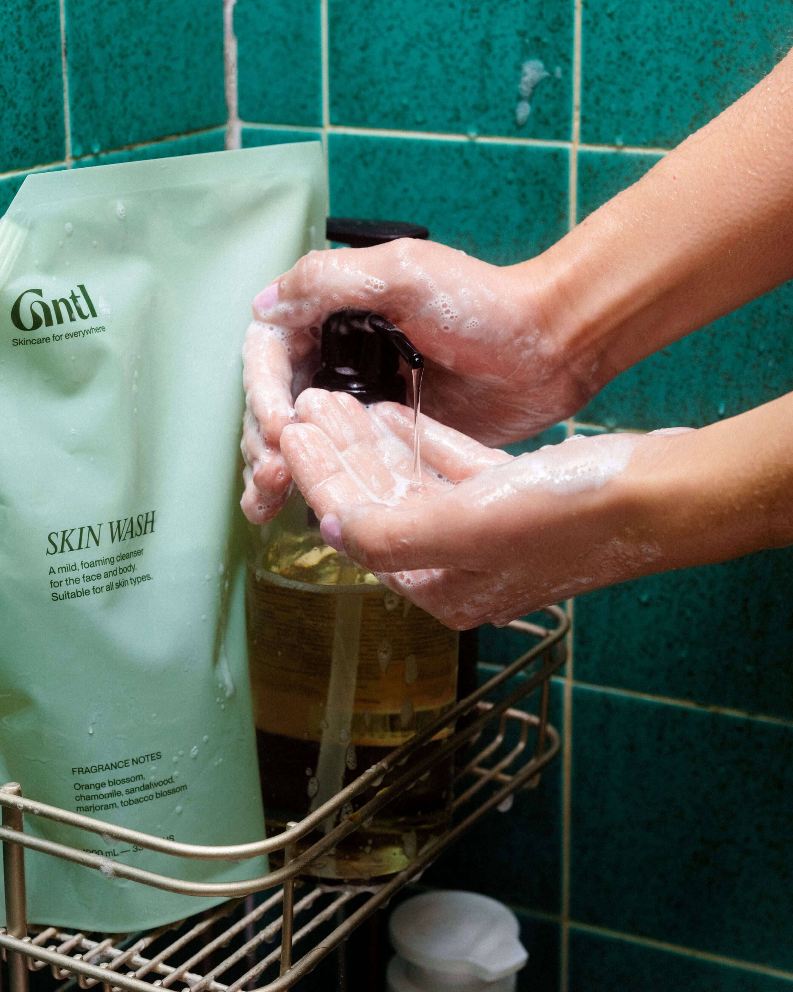 Gentle Skin Wash for Face & Body - Hydrating & Soap-Free Cleanser for Sensitive Skin | Daily Use, Post-Workout & Travel-Friendly