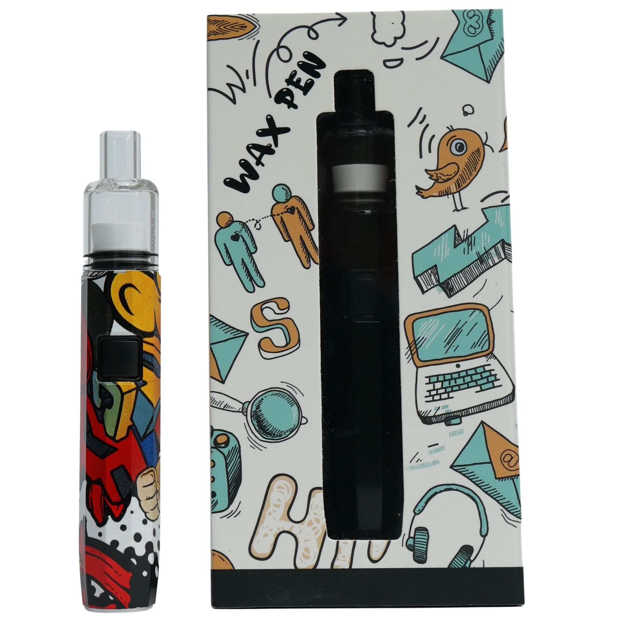 Premium Wax Pen Vaporizer Kit with Adjustable Voltage & 500mAh Battery - Perfect for Concentrates, Oils & Portable Dabbing On-The-Go