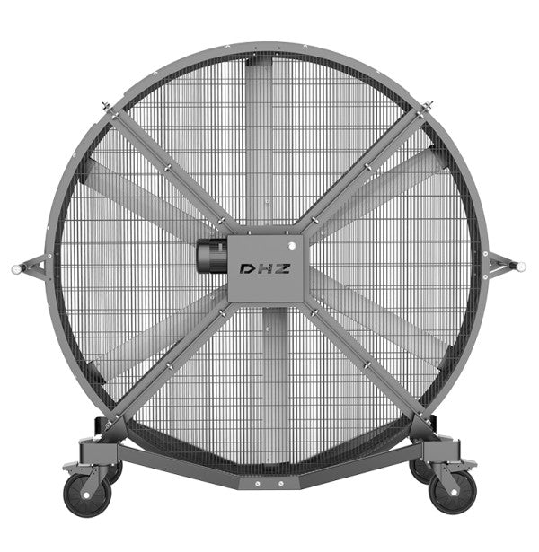 DHZ Standing Portable Gym Fan - High Velocity 3-Speed Floor Fan for Home, Office & Workout - Quiet Cooling with Adjustable Height - Perfect for Fitness, Yoga & Outdoor Activities