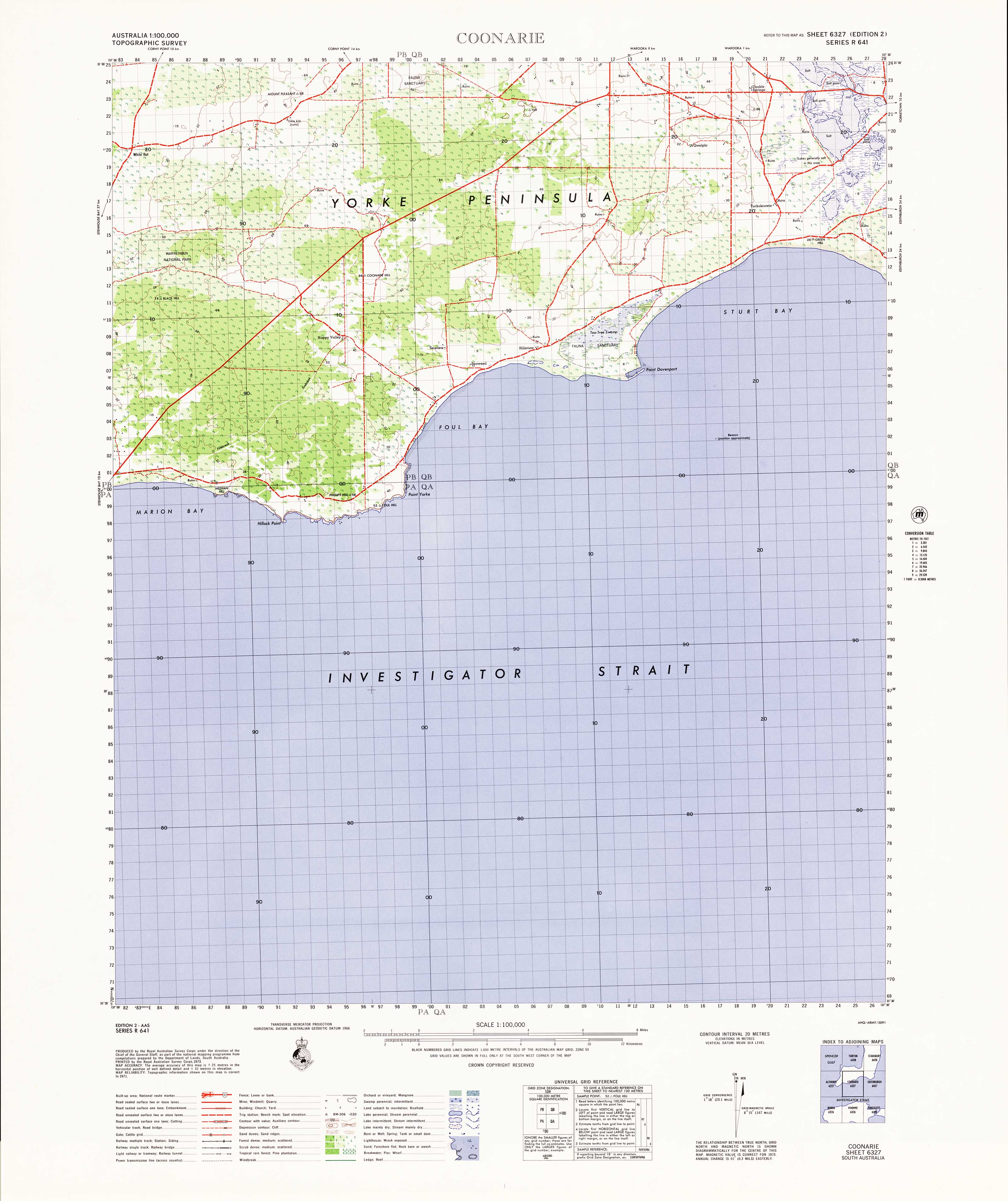 1:100k Topographic Map of Coonarie - Detailed Hiking, Camping & Outdoor Adventure Map for USA Explorers