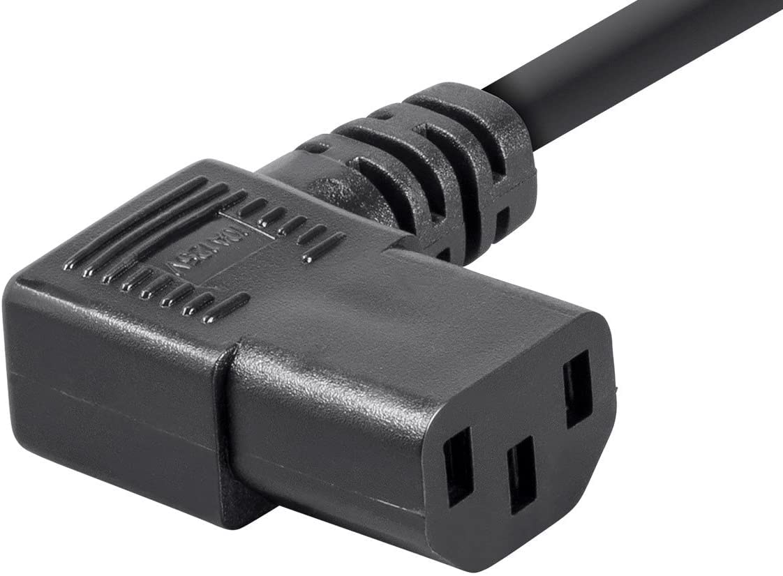 6 FT 3 Prong Right Angle AC Power Cord for HP LaserJet P1100 Printer Series - Replacement Power Cable for Home & Office Printers, Computers & Electronics
