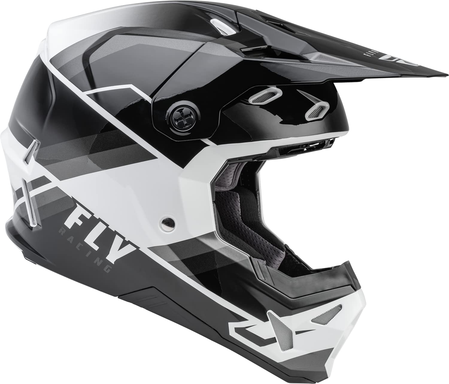 Fly Racing 2022 Adult Formula CP Helmet - DOT Certified Motorcycle Helmet (Grey/Black/White, Medium) - Perfect for Street Biking, Racing & Motorcycle Safety Protection