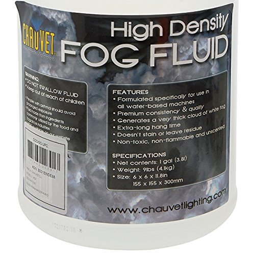 Chauvet Hurricane 1800 FLEX Fog Machine with Remote Control & High-Density Fog Fluid (1 Gallon) - Professional Fogger for Halloween Parties, Stage Performances, and Special Effects