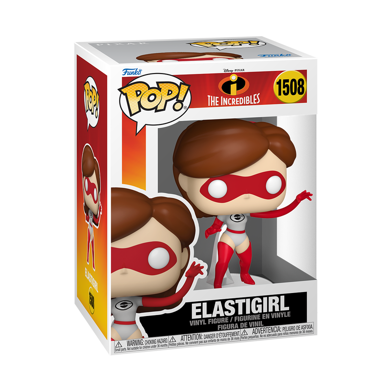 Elastigirl Funko Pop Vinyl Figure - The Incredibles 1508 with Protector Case - Collectible Toy for Disney Pixar Fans, Home Decor, and Gift Ideas