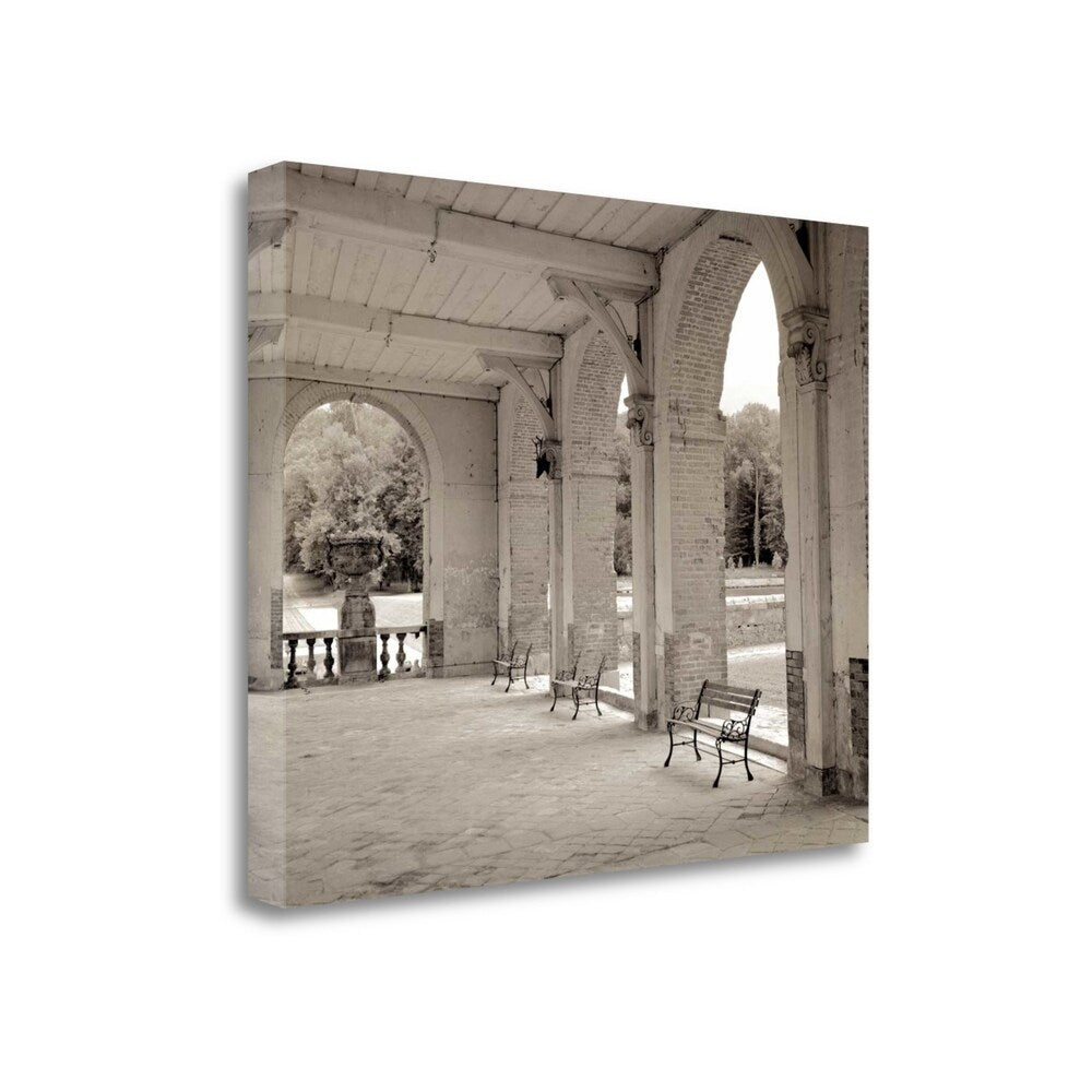 Alan Blaustein Banc De Jardin 81 Giclee Print on Gallery Wrap Canvas - Premium Wall Art for Living Room, Bedroom & Office Decor