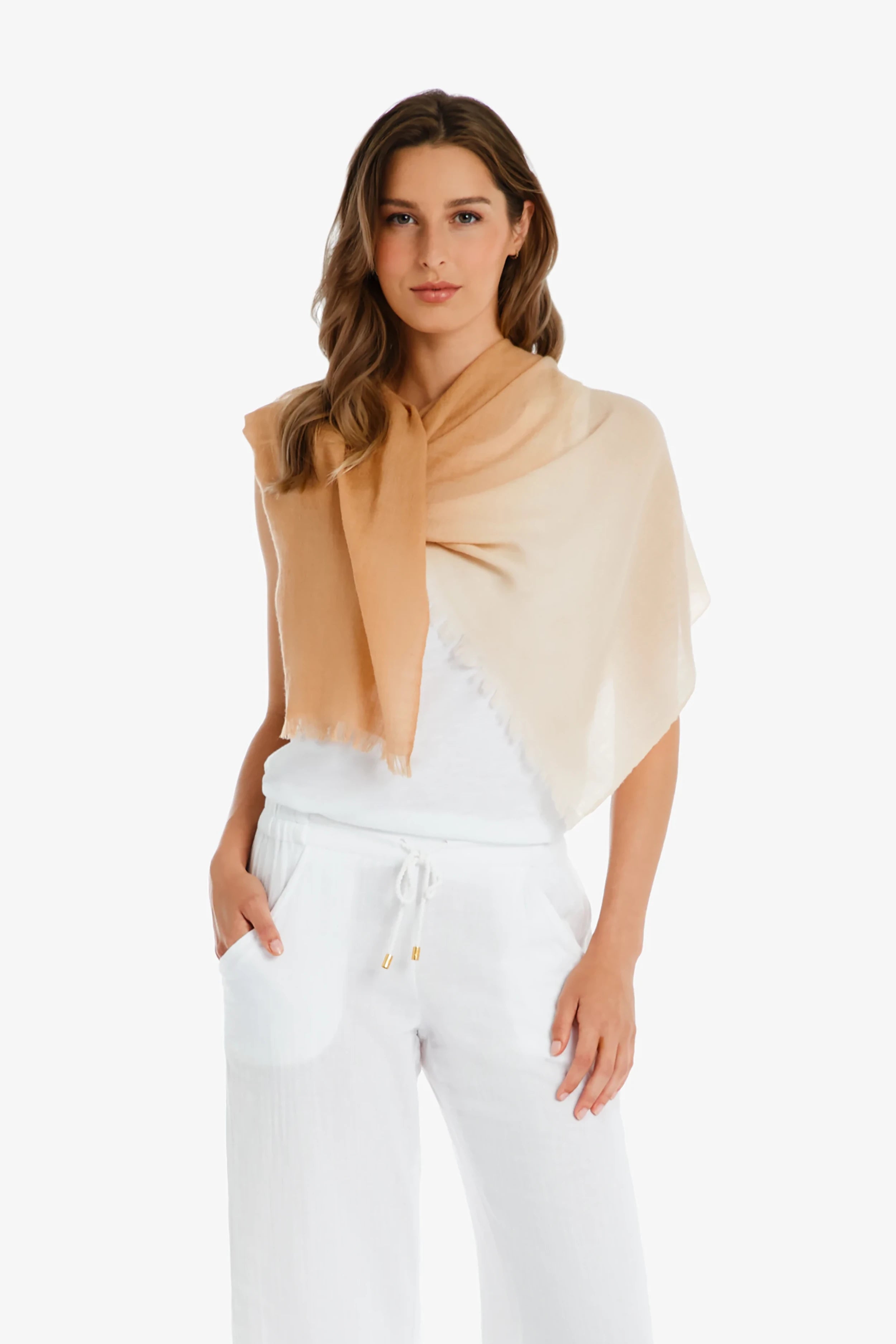 Essential Wrap - Soft & Stylish Neutral Color Wrap for Women - Perfect for Travel, Work & Everyday Wear