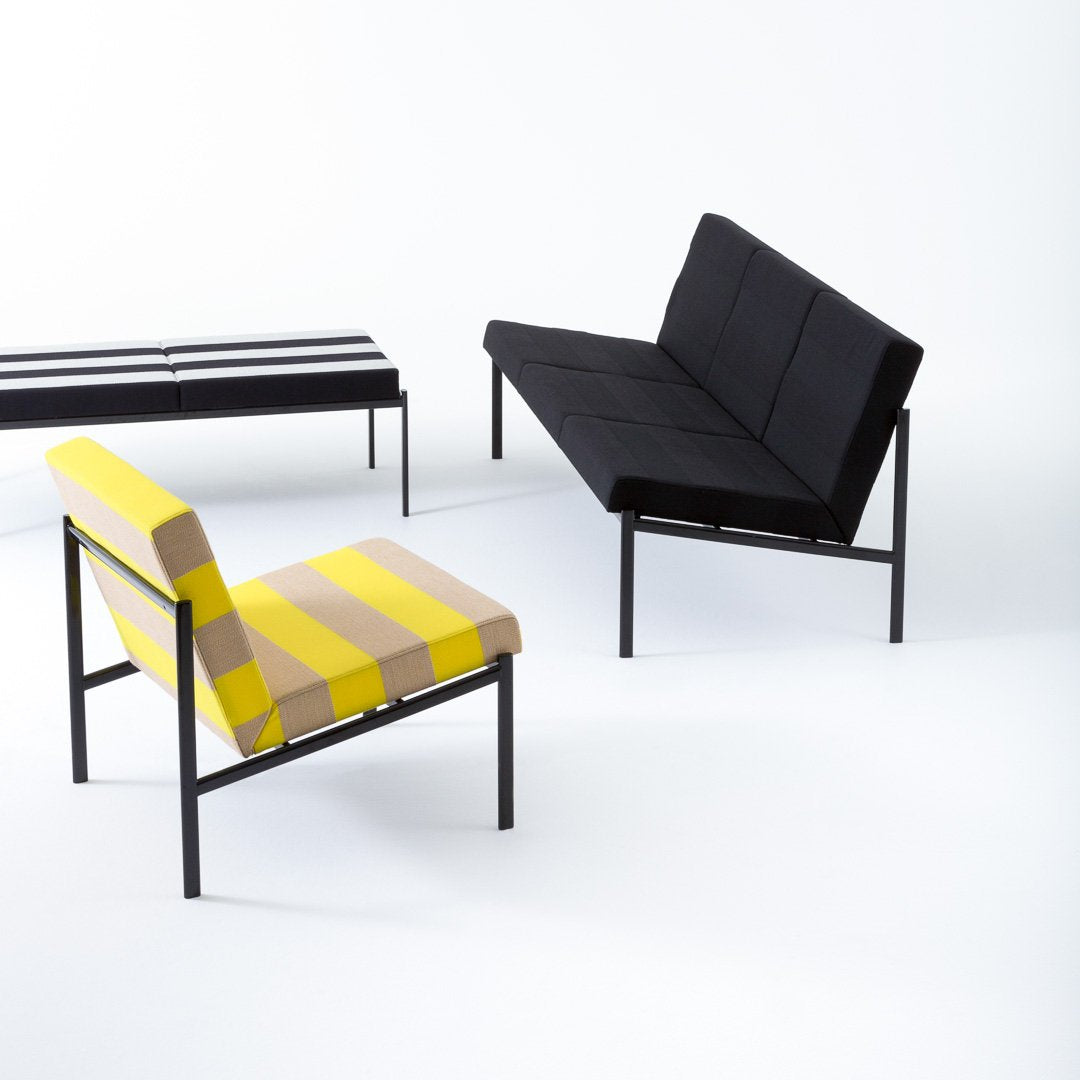 Modern Kiki Sofa - 3 Seater Couch with Soft Fabric & Sturdy Frame for Living Room, Lounge, or Office - Comfortable Sectional Sofa for Family & Guests